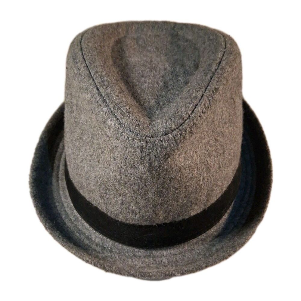 Target Grey Wool Blend Fedora Hat M/L